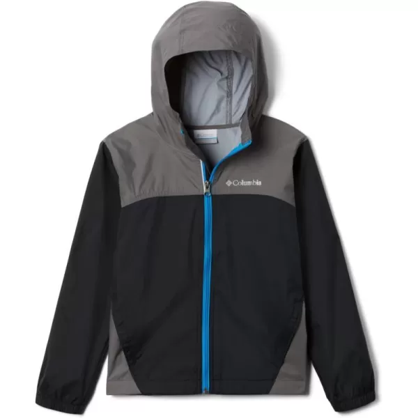 imageColumbia Boys Glennaker Rain JacketBlackCity Grey