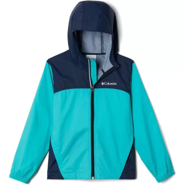 imageColumbia Boys Glennaker Rain JacketBright AquaCollegiate Navy