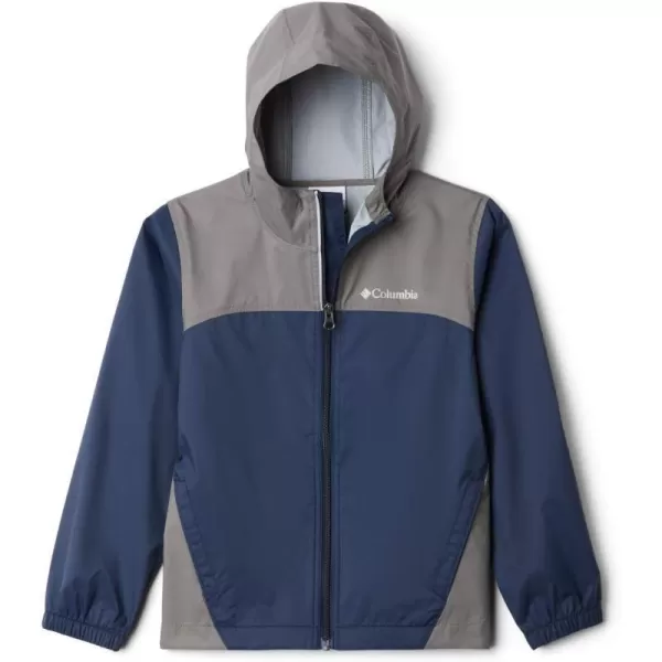 imageColumbia Boys Glennaker Rain JacketCollegiate NavyCity Grey