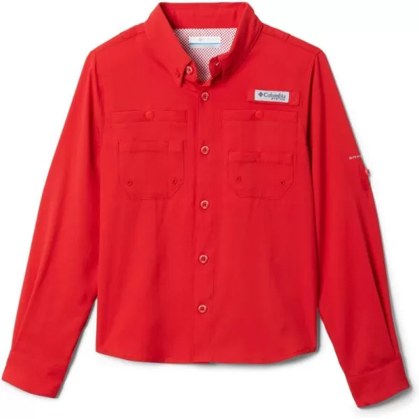 imageColumbia Boys Tamiami Long Sleeve ShirtRed Spark