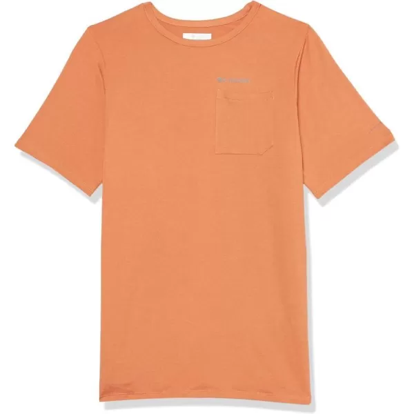 imageColumbia Boys Tech Trail Short Sleeve TeeDesert Orange Heather