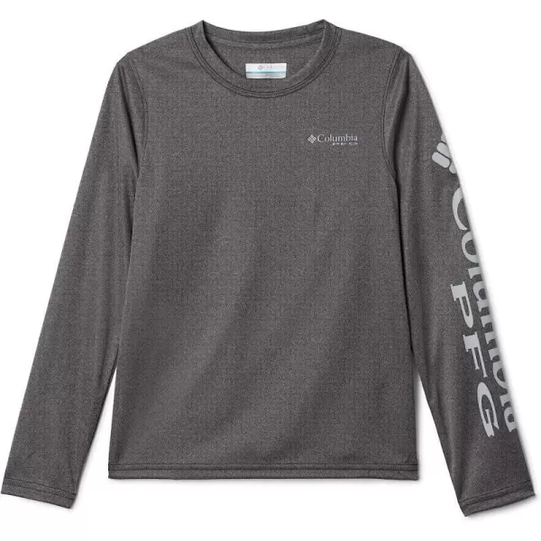 imageColumbia Boys Terminal Tackle Heather Long SleeveBlack HeatherCool Grey Logo