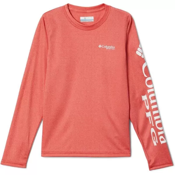 Red Spark Heather/White Logo
