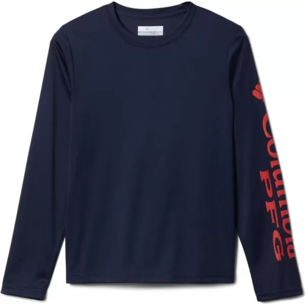 Collegiate Navy/Red Spark Logo