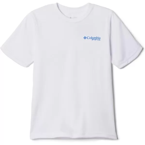 imageColumbia Boys Terminal Tackle PFG Fish Flag Short SleeveWhiteFish Star Marlin Graphic