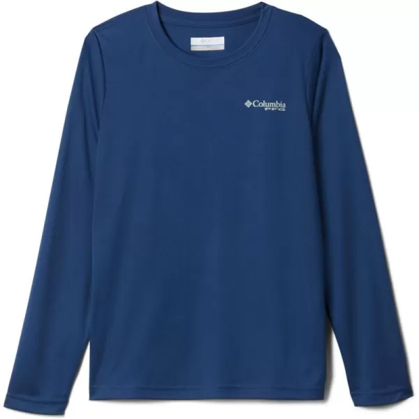 imageColumbia Boys Terminal Tackle PFG Triangle Logo Long SleeveCarbonCool Green