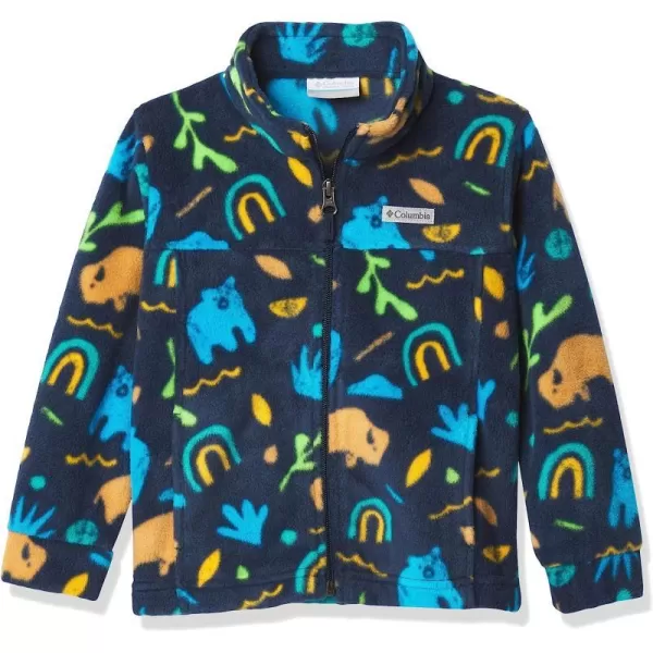 Little Boys Collegiate Navy Joyful Shapes
