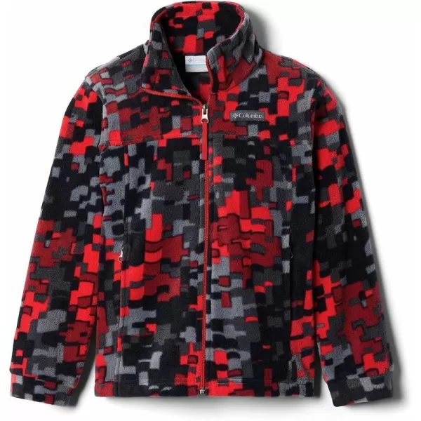 imageColumbia Boys Zing Iii Fleece JacketToddler Boys Mountain Red Weave Print