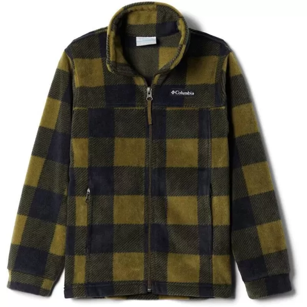 imageColumbia Boys Zing Iii Fleece JacketToddler Boys New Olive Check B Print