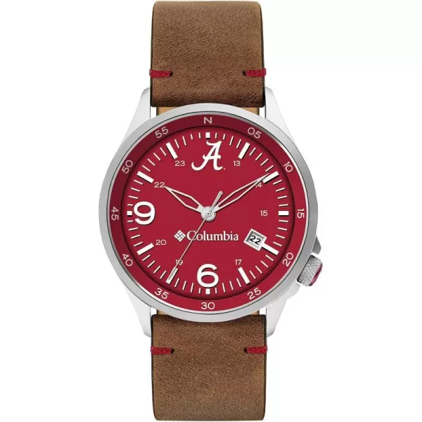 imageColumbia Canyon Ridge Alabama Crimson Tide Mens Watch with Saddles Color Leather StrapColumbia Canyon Ridge Alabama Crimson Tide Mens Watch with Saddles Color Leather Strap