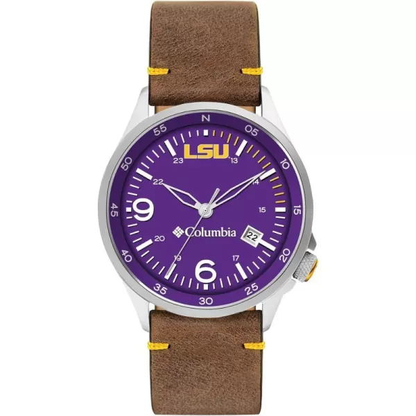 imageColumbia Canyon Ridge LSU Tigers Mens Watch with Saddle Color Leather StrapColumbia Canyon Ridge LSU Tigers Mens Watch with Saddle Color Leather Strap