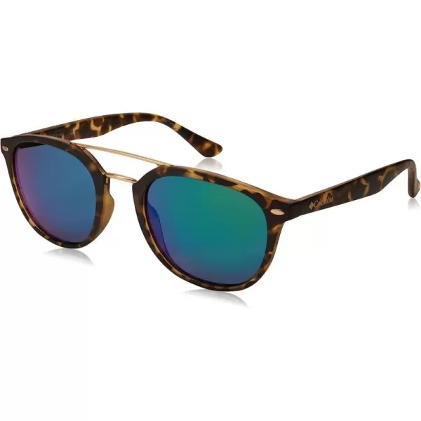 imageColumbia Firecamp Round SunglassesMatte TortoiseGreen Flash Polarized