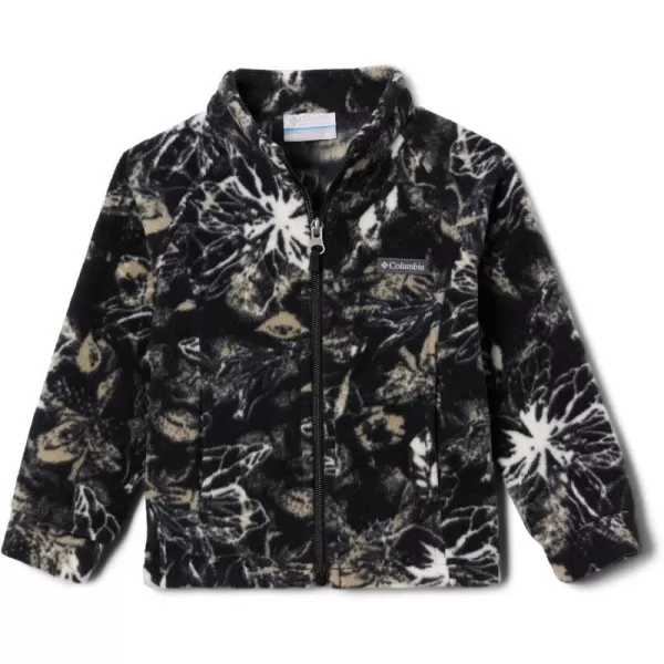 imageColumbia Girls Benton Springs Ii Printed Fleece JacketLittle Girls Black Aurelian