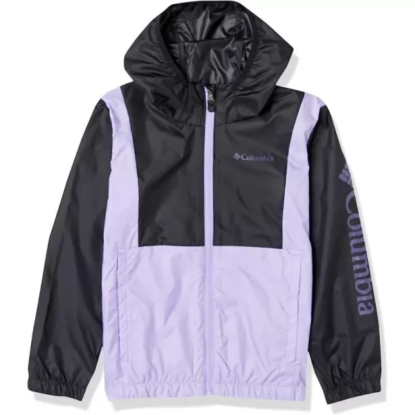 imageColumbia Girls Lily Basin JacketBlackFrosted Purple
