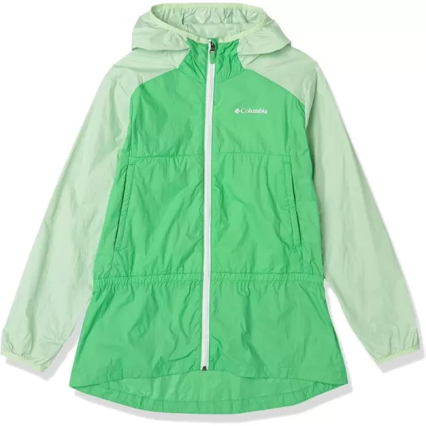 imageColumbia Girls Loop Trail WindbreakerLight JadeKey West