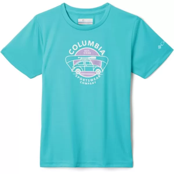 imageColumbia Girls Mirror Creek Short Sleeve Graphic ShirtGeyserJourney to Fun Graphic