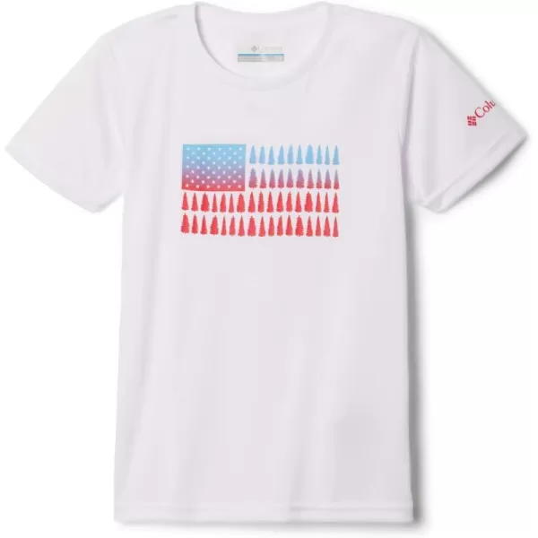 White/Patriotic Pines Graphic