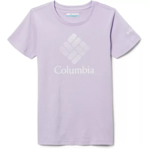 imageColumbia Girls Mission Lake Short Sleeve Graphic ShirtMorning MistCsc Stacked Banded Graphic