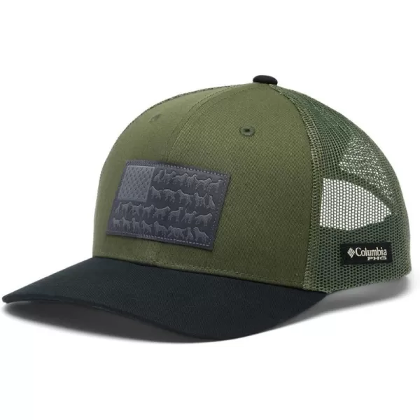 imageColumbia Girls PHG Mesh Snap BackSurplus GreenDog Flag