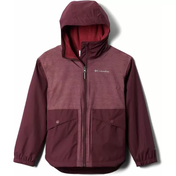 imageColumbia Girls Rainy Trails Fleece Lined JacketMalbecMalbec Slub