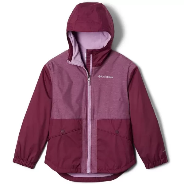 imageColumbia Girls Rainy Trails Fleece Lined JacketMarionberryMarionberry Slub