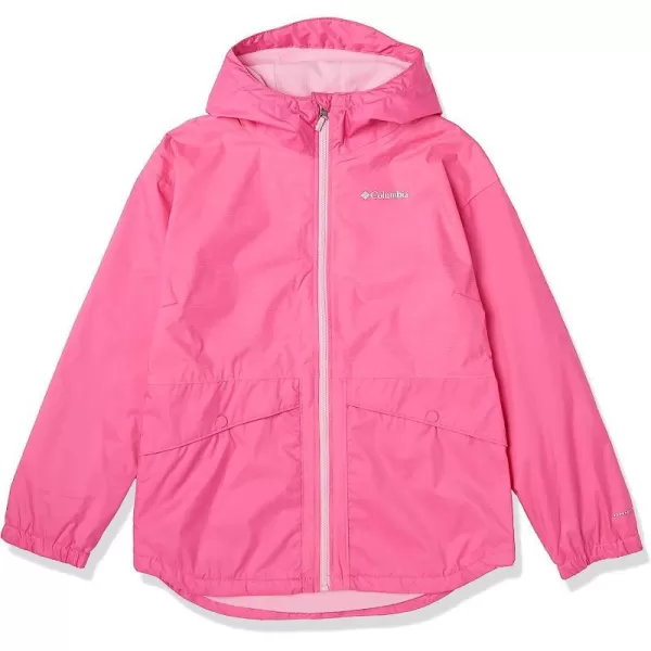 imageColumbia Girls Rainy Trails Fleece Lined JacketWild GeraniumWild Geranium Slub