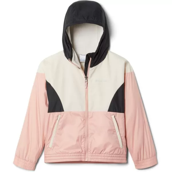 imageColumbia Girls Side Hill Lined WindbreakerFaux PinkChalkShark