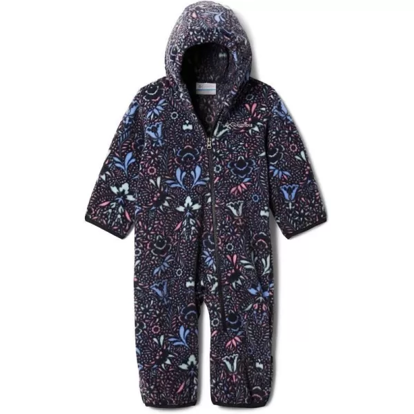 Baby Girls Black Blooming Dot/Black