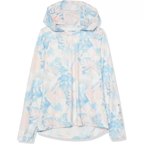 imageColumbia Girls Super Tidal HoodieSatin Pink Philo Palms