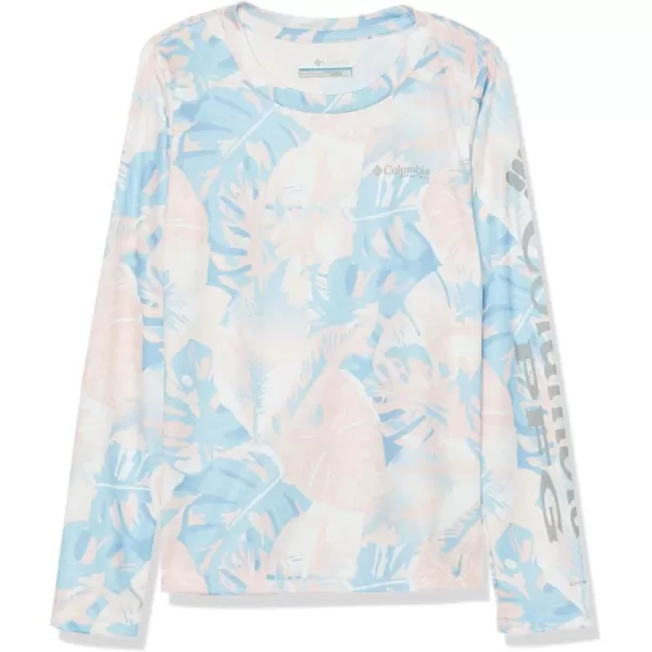 imageColumbia Girls Super Tidal Long SleeveSatin Pink Philo Palms