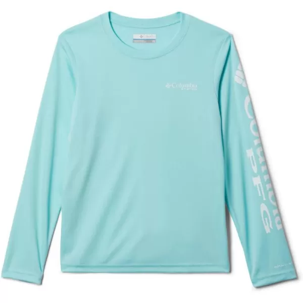 imageColumbia Girls Tidal Tee Long SleeveGulf StreamWhite Logo