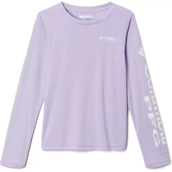 imageColumbia Girls Tidal Tee Long SleeveSoft VioletWhite Logo