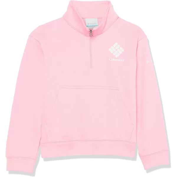 imageColumbia Girls Trek French Terry Half ZipWild Rose
