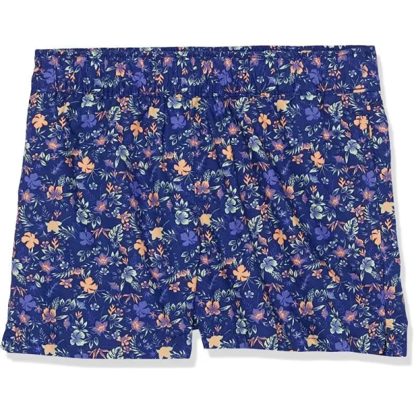 imageColumbia Girls Washed Out Printed ShortDark Sapphire Minibiscus