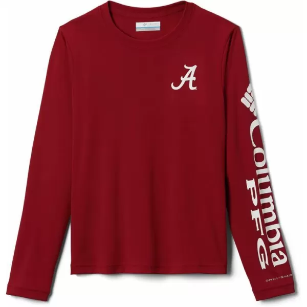 imageColumbia Kids CLG Youth Terminal Tackle LS ShirtAla  Red VelvetWhite