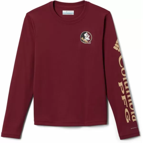 imageColumbia Kids CLG Youth Terminal Tackle LS ShirtFsu  CabernetSierra Tan