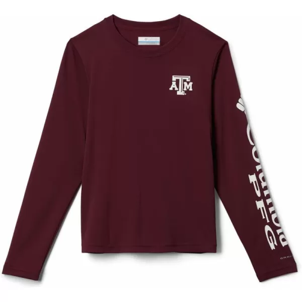 imageColumbia Kids CLG Youth Terminal Tackle LS ShirtTam  Deep MaroonWhite