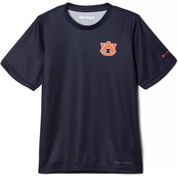 imageColumbia Kids Collegiate Terminal Tackle Short Sleeve ShirtAub  Collegiate Navy