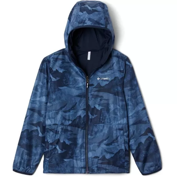 imageColumbia Kids Pixel Grabber Reversible JacketCollegiate Navy Coastline