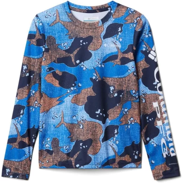 imageColumbia Kids Super Terminal Tackle Long SleeveVivid Blue Gamefish Camo