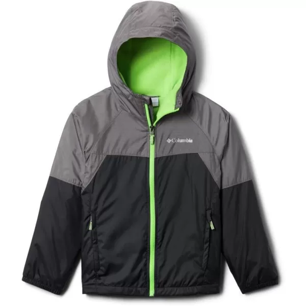 imageColumbia Kids amp Baby Ethan PondnbspFleece Lined JacketBlackCity Grey