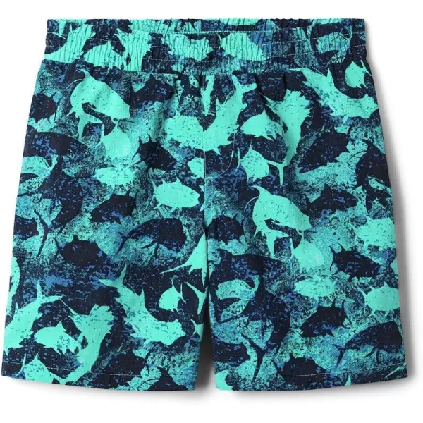 Bright Aqua Inside Out Camo