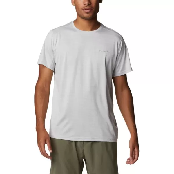 imageColumbia Mens Alpine Chill Zero Short Sleeve CrewWhite Heather