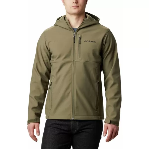 imageColumbia Mens Ascender Hooded Softshell JacketStone Green