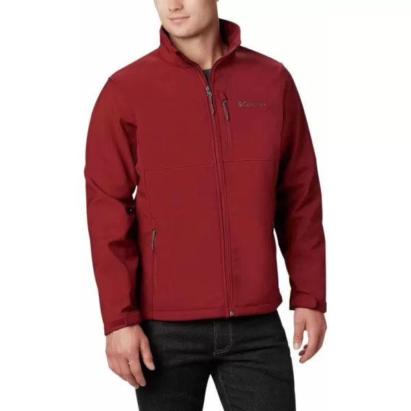 imageColumbia Mens Ascender Softshell Frontzip JacketRed Jasper
