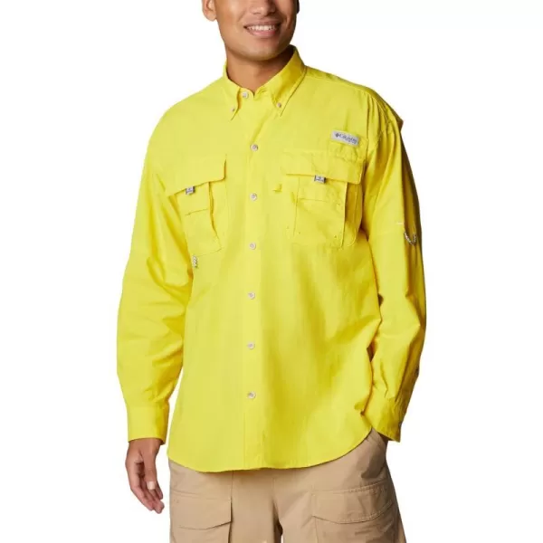 imageColumbia Mens Bahama II Long Sleeve ShirtLaser Lemon