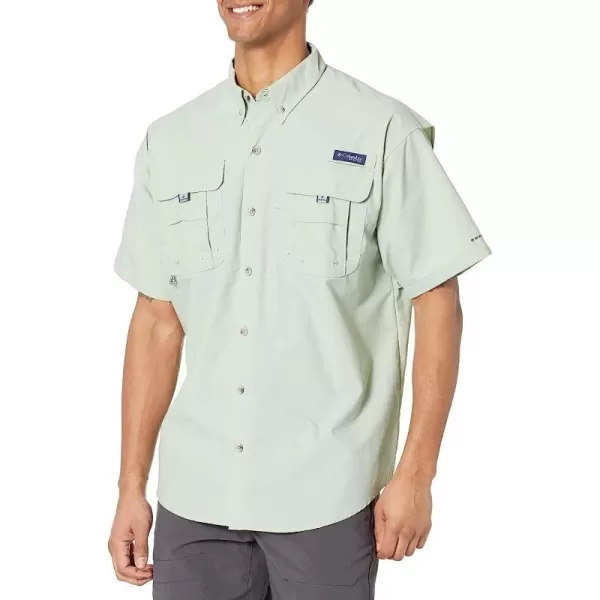 imageColumbia Mens Bahama Icon Short Sleeve ShirtCool Green Carey Chen Trout