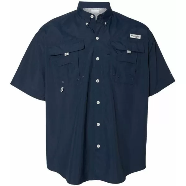 imageColumbia Mens Bahama Ii Short Sleeve ShirtCollegiate Navy  Legacy