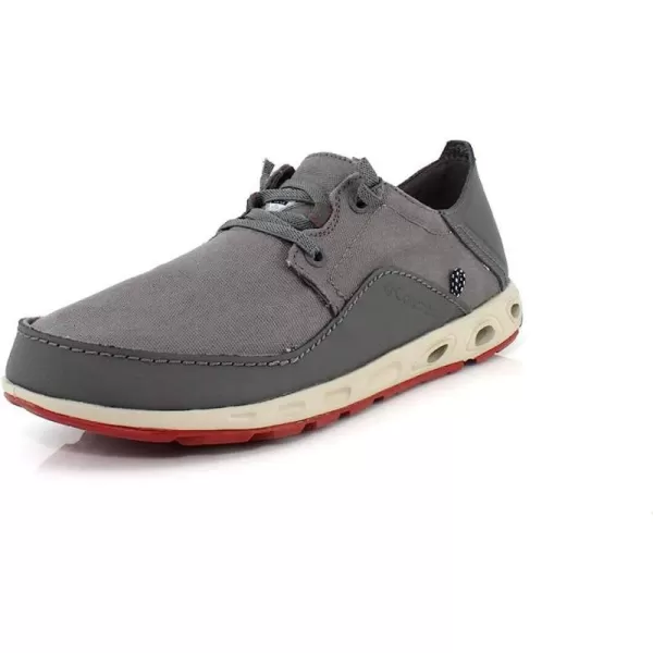 imageColumbia Mens Bahama Vent PFG Lace Relaxed Boat ShoeCity Grey Vintage Red
