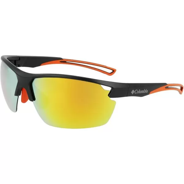imageColumbia Mens Barlow Basin Rectangular SunglassesMatte BlackOrange